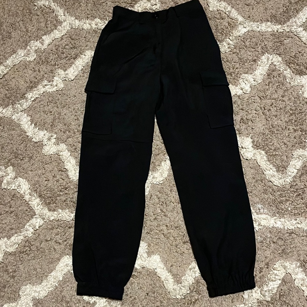 Black Cargo Pants for Women